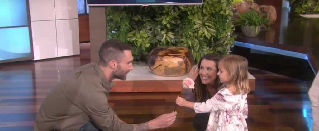 Little Girl Meets Adam Levine on The Ellen DeGeneres Show
