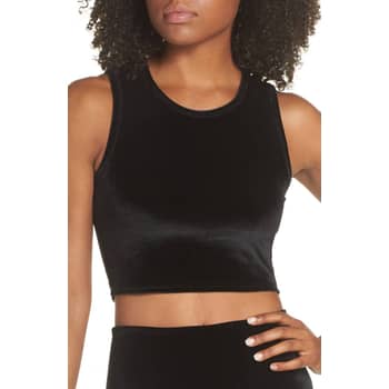 Beyond Yoga Truly Cropped Velvet Tank Top