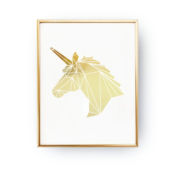 Gold Foil Print