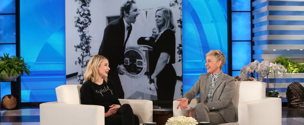 Kristen Bell Talks About Dax Shepard on Ellen March 2017