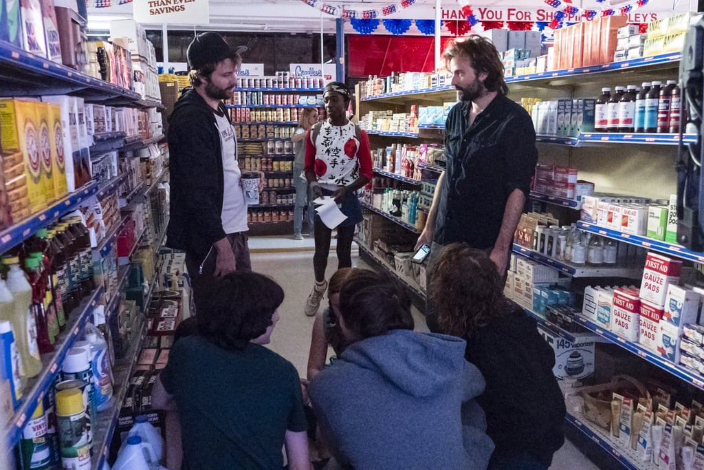 A behind-the-scenes look at how the grocery store scene came together.