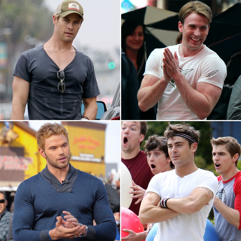 Celebrity Guys in Tight Shirts