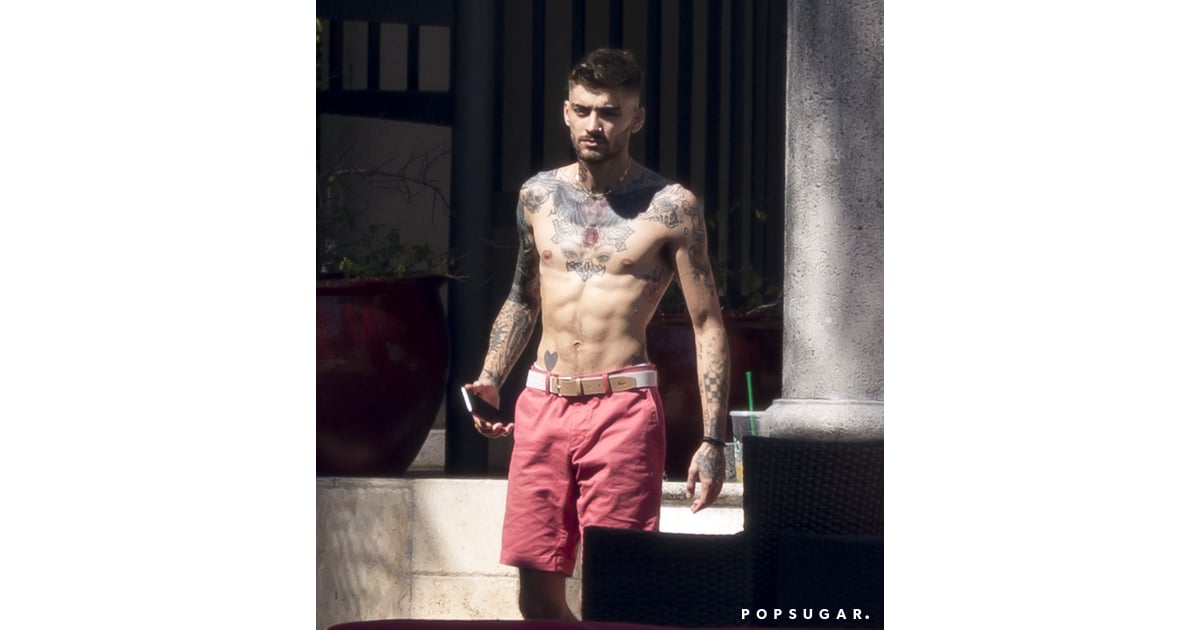 Zayn Malik Shirtless After Gigi Hadid Breakup March 2018 Popsugar Celebrity Photo 3 