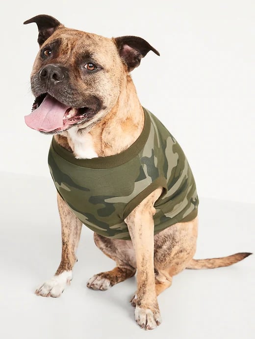Old Navy Printed Jersey Tee for Pets  — Camo