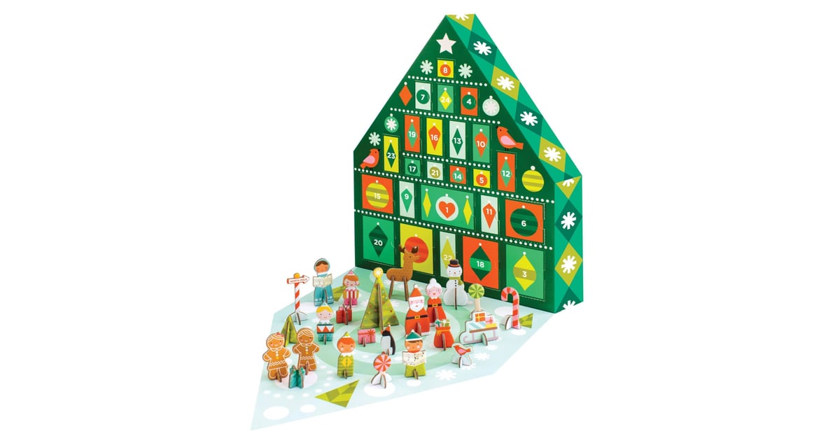 petit collage advent calendar