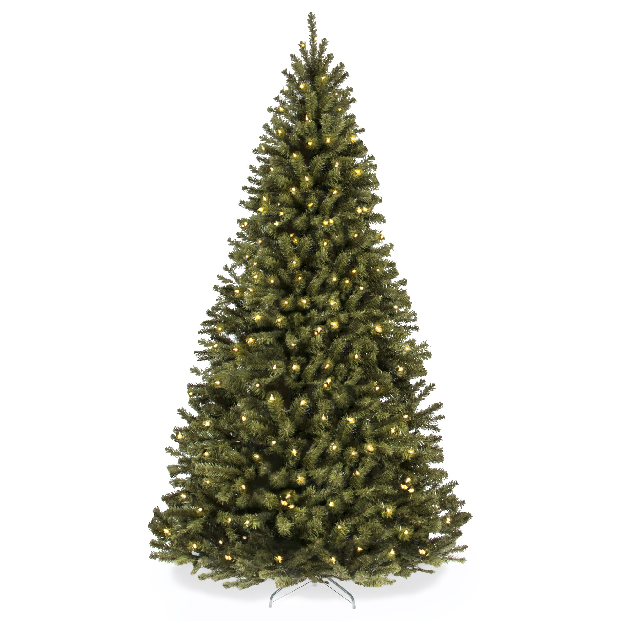 Best Choice Products 6' Pre-Lit Spruce Hinged Artificial ...