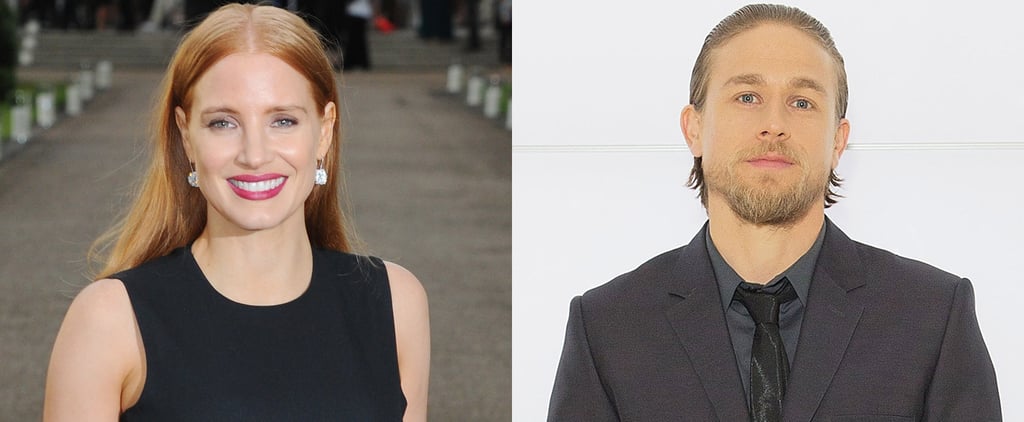 Jessica Chastain Talks About Charlie Hunnam July 2015