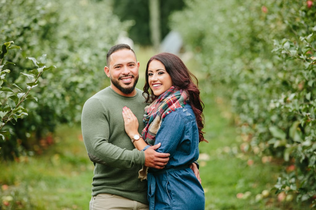 Apple Orchard Engagement Shoot