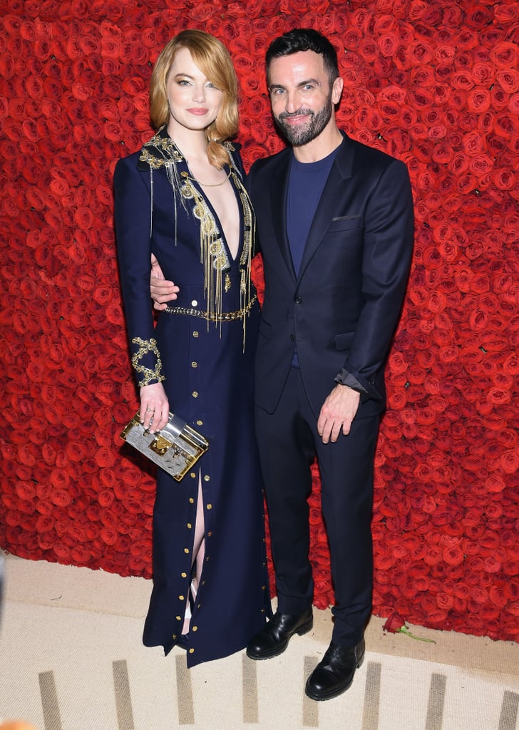 Emma Stone and Andrew Garfield at the 2018 Met Gala