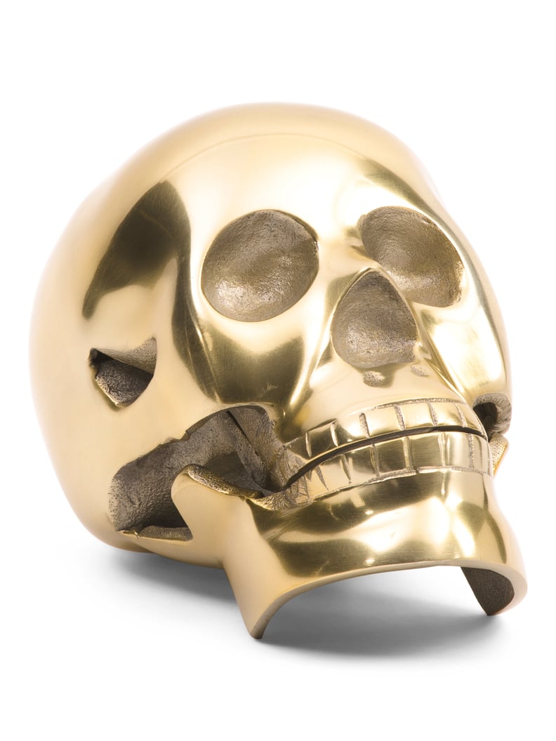 Metallic Decorative Skull