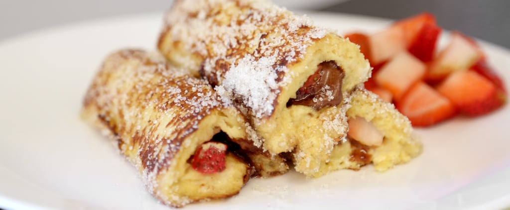 Strawberry-Nutella French Toast Roll-Ups