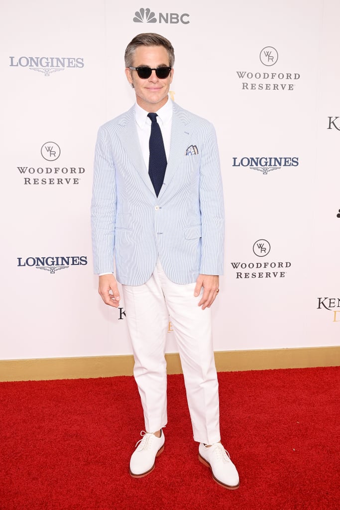 Chris Pine at the 2023 Kentucky Derby