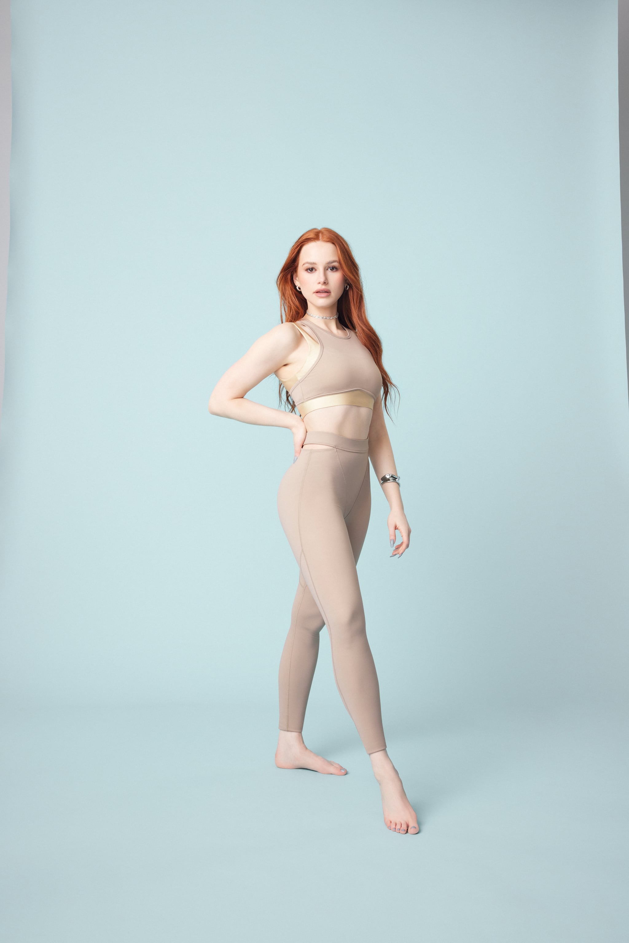 Fabletics x Madelaine Petsch Peyton SculptKnit Long-Sleeve Top and High- Waisted SculptKnit Legging, Madelaine Petsch's New Fabletics Collection  Has Us Ready For Spring