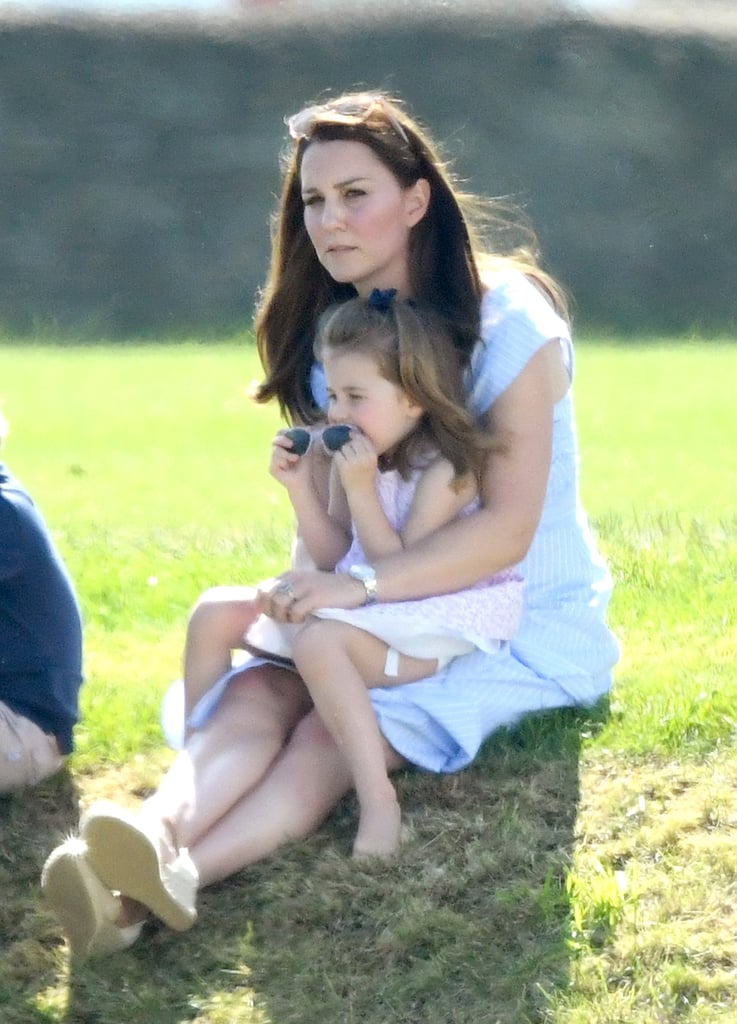 Kate Middleton Blue Dress at Polo Match 2018