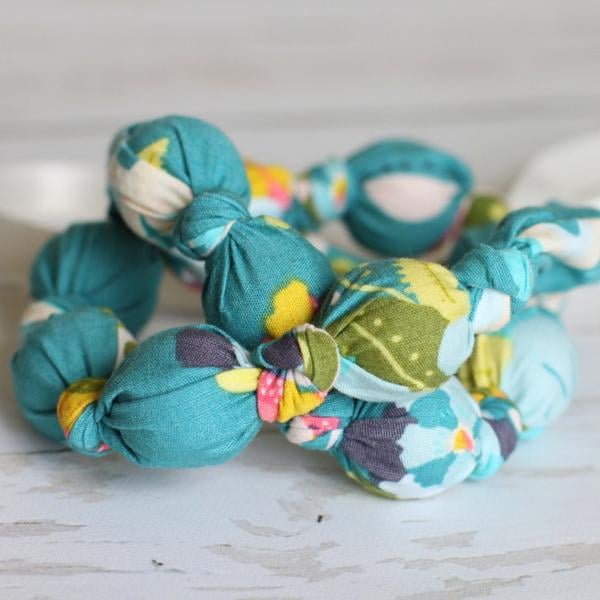 Fresh Floral Teething and Nursing Necklace