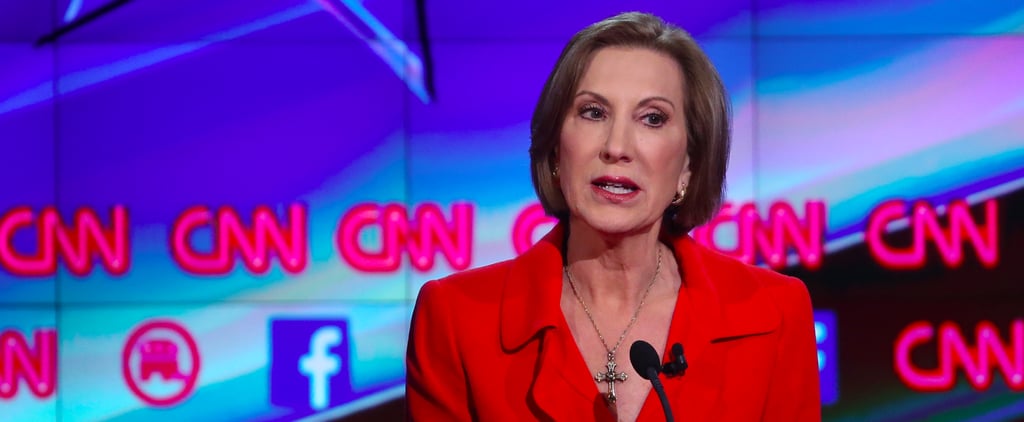 Carly Fiorina's Cross Necklace During GOP Debate