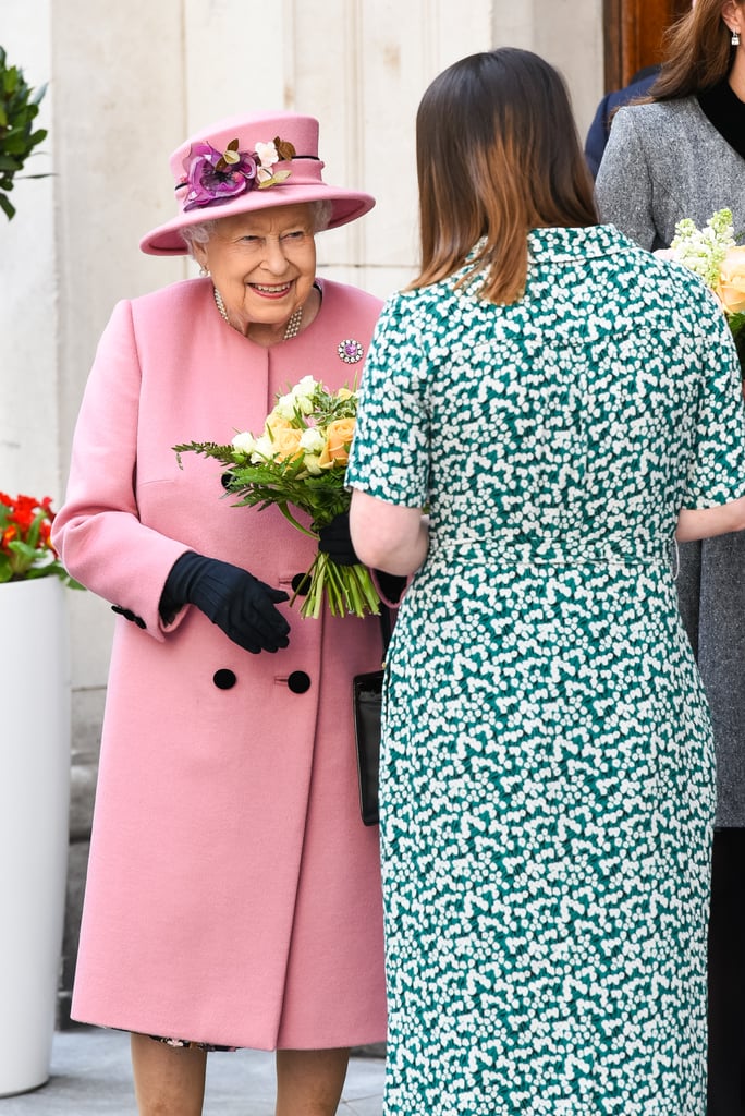 Kate Middleton and Queen Elizabeth II King College March