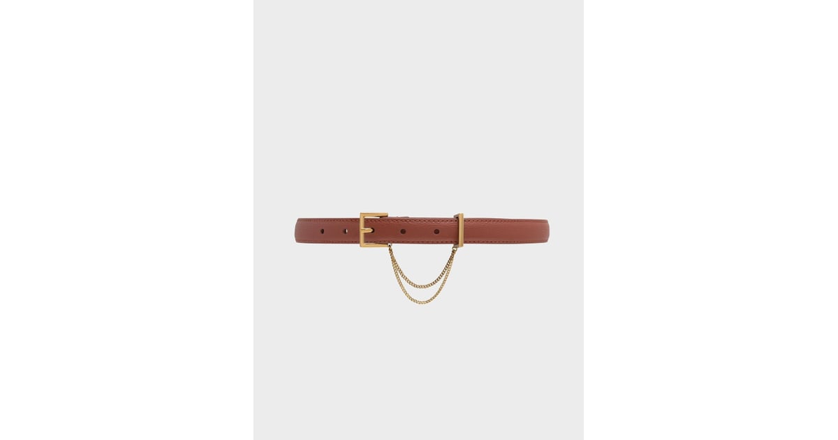 Charles & Keith Chain Link Belt How to Wear a Belt Outfit Ideas