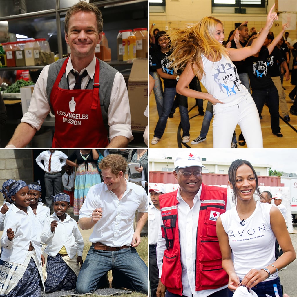 Celebrities Doing Charity Work | Pictures