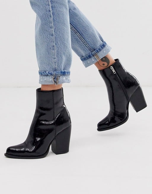 black booties asos