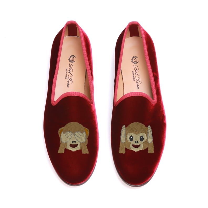 Del Toro For Moda Operandi Emoji Smoking Slippers