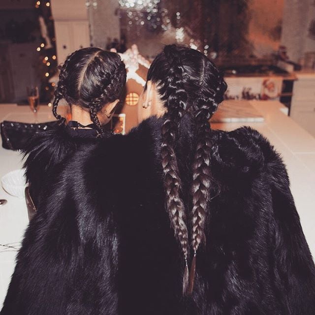 Kim Kardashian celebrated with her mini me, North West, at her family's annual Christmas party.