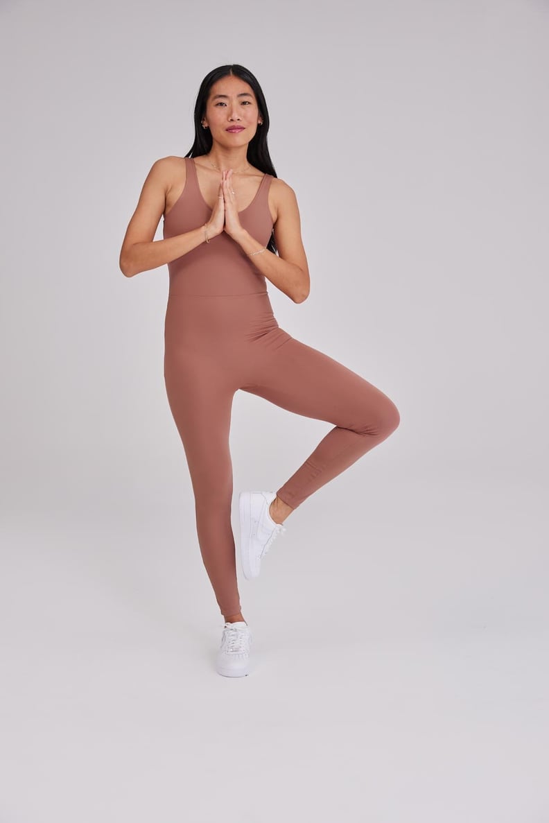 Neutral-Tone Ribbed Athleisure / Yoga Sets - by Heralane Leisure