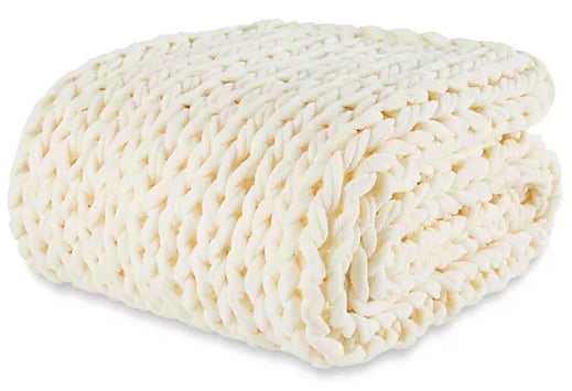 Laura Hill Chunky Knit Throw Blanket