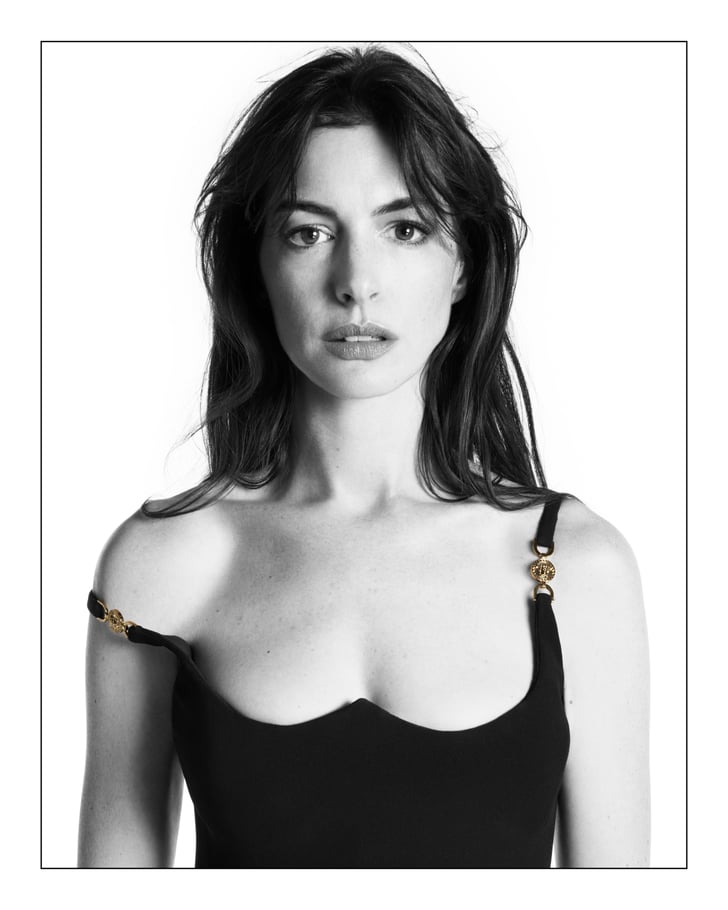 Anne Hathaway Stars in Versace's Icons Collection Campaign