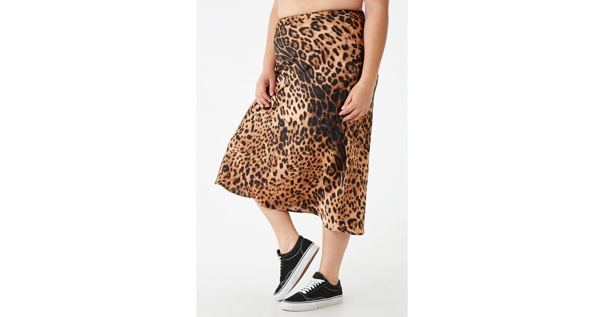 Forever 21 Plus Size Leopard Print Skirt, 7 Stylish Outfit Formulas For  Curvy Shapes (Oh, and They're SO Easy to Wear)