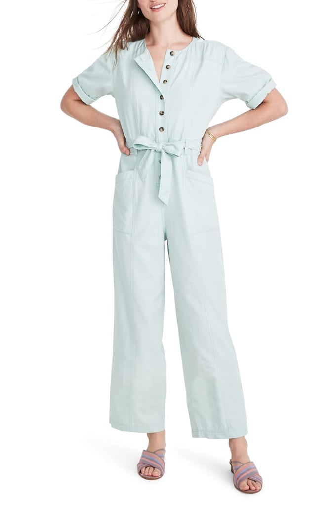 Madewell Topstitched Coverall Jumpsuit | Best Jumpsuits on Sale Summer ...