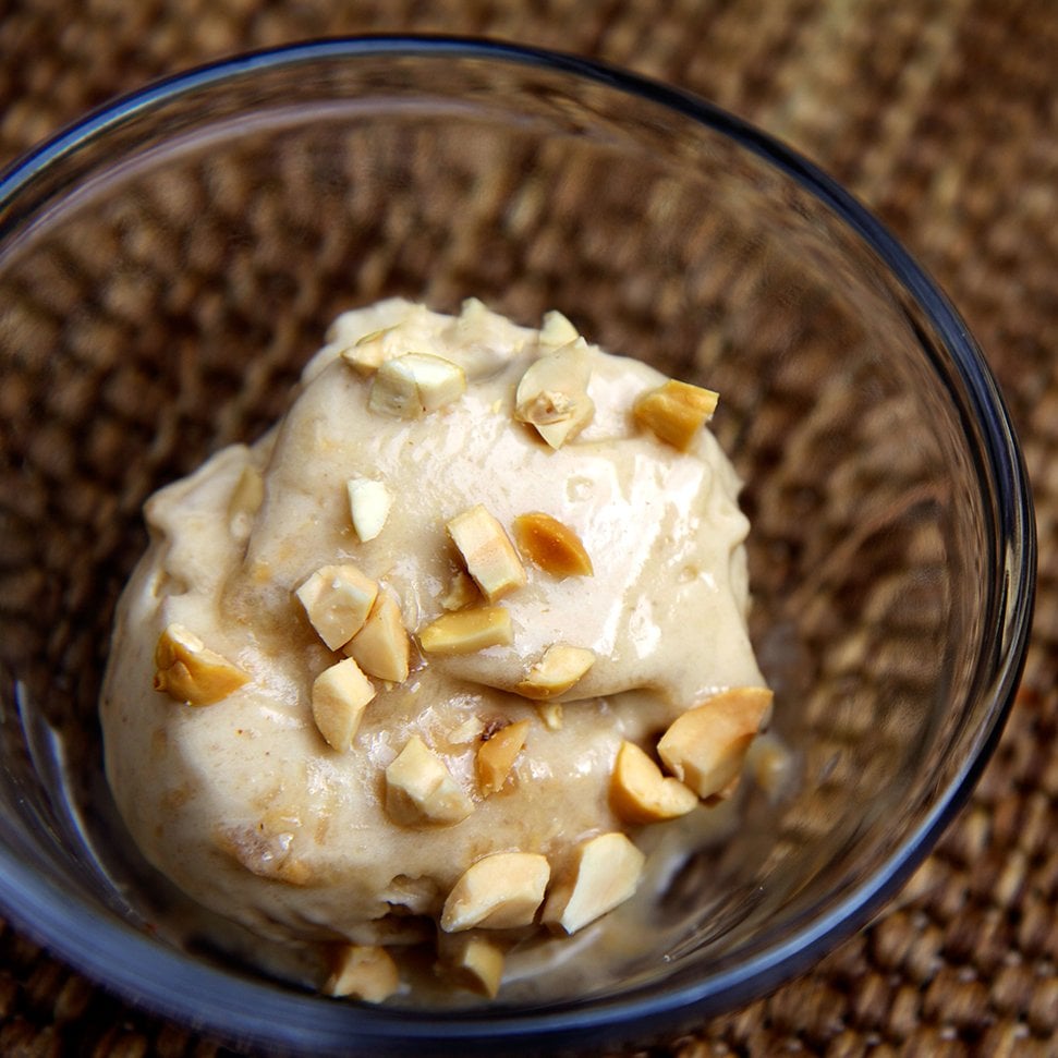 Dessert: Vegan Banana Peanut Butter Ice Cream
