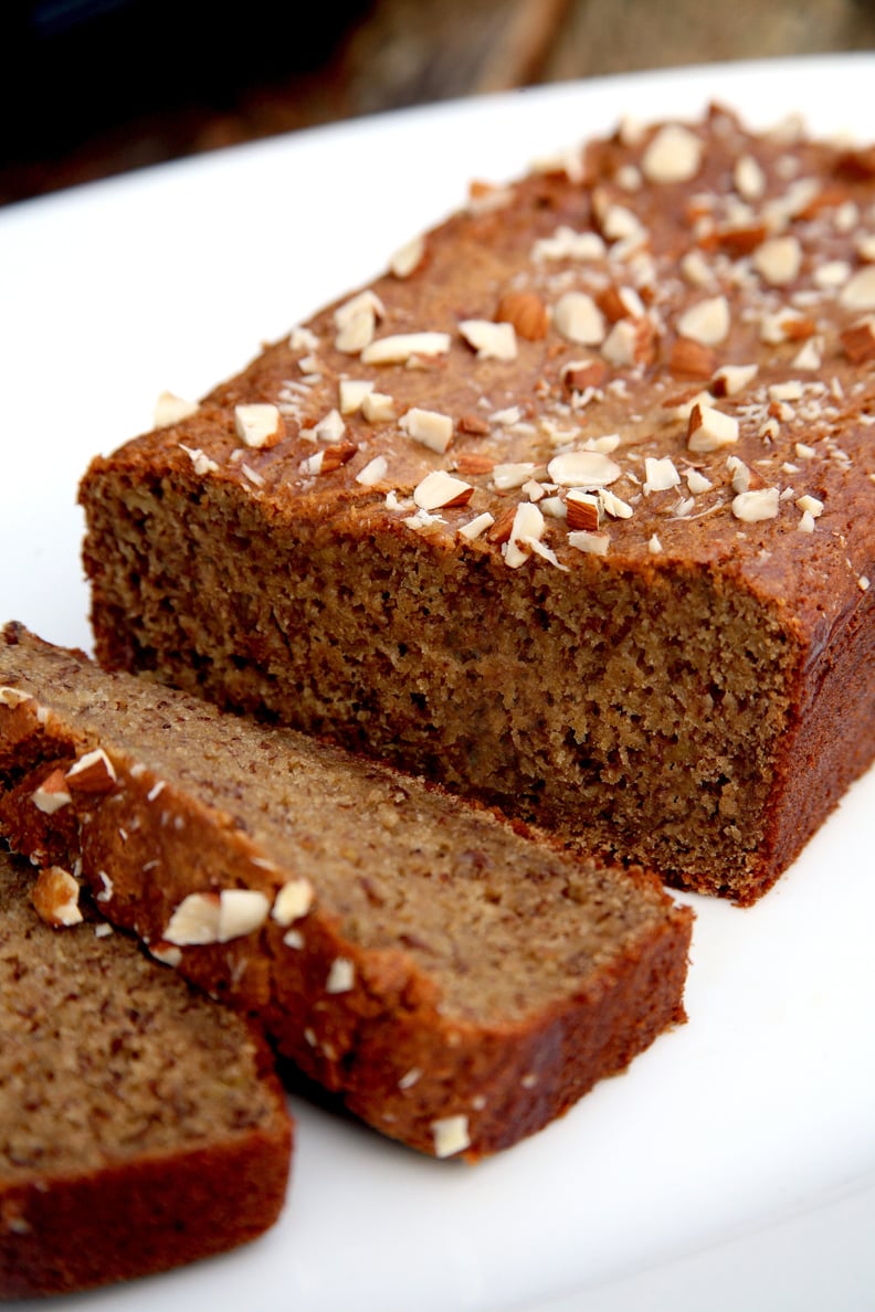 Vegan Banana Almond Bread With Flax