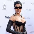 Teyana Taylor Showcases Her Tattoos and Abs in a Sheer, High-Slit Corset Dress