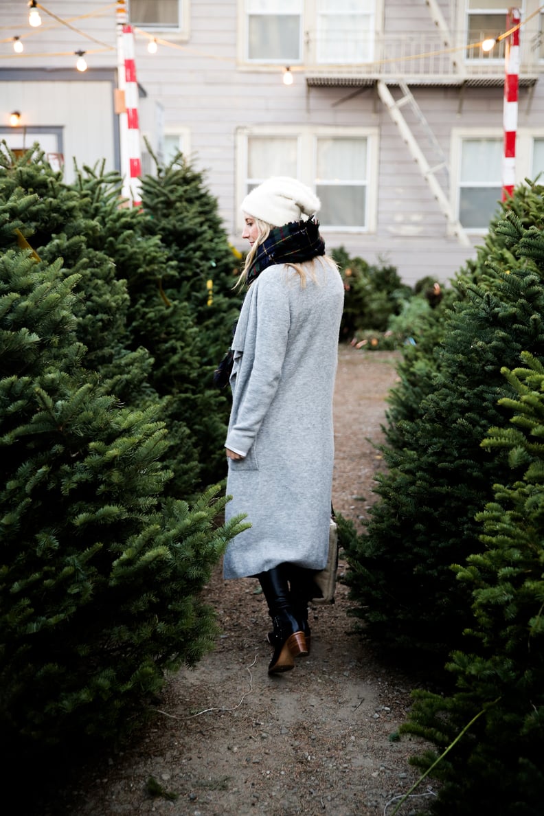 Hunting for the perfect Christmas tree.