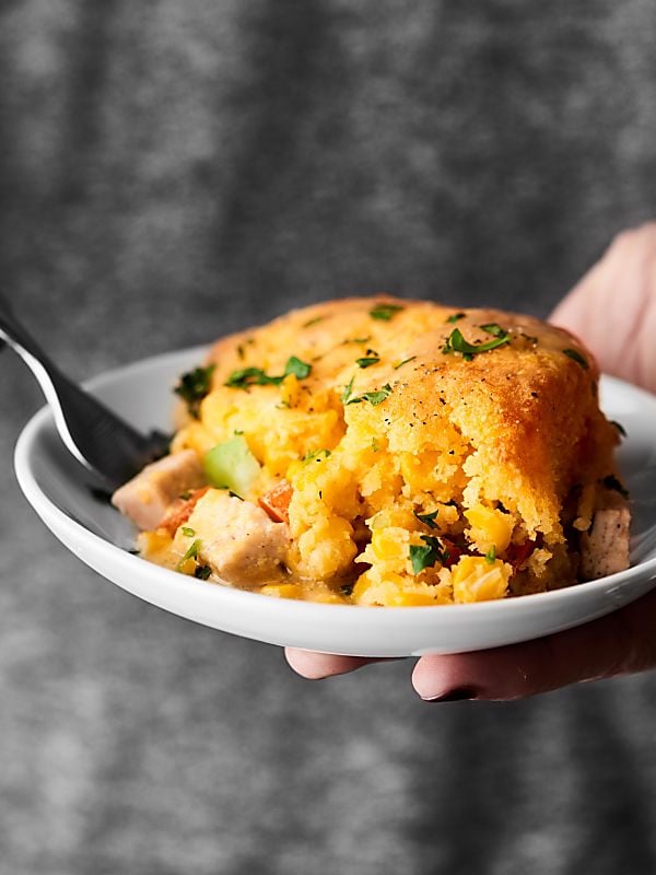 Turkey Cornbread Casserole