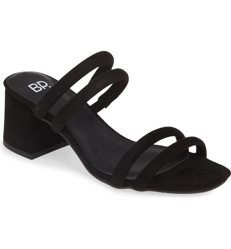 BP. Lucia Block Heel Slide Sandal