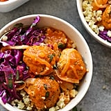Red Coconut Curry Meatballs With Cauliflower Rice