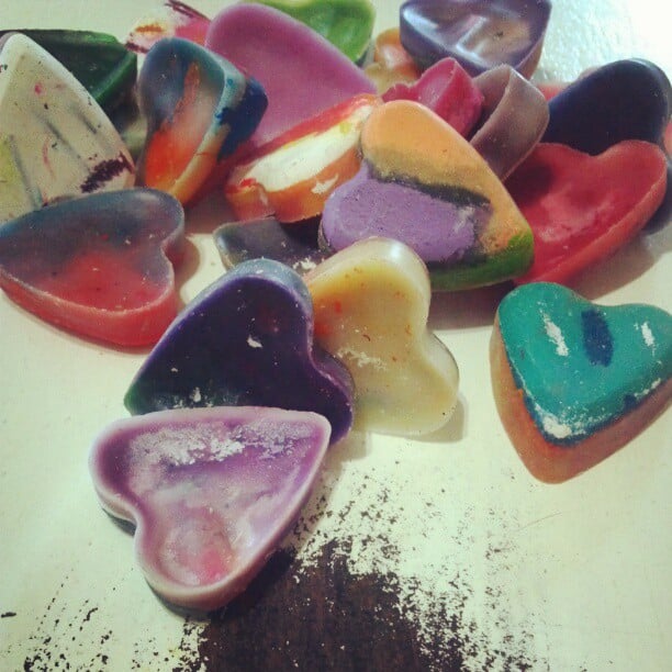 Crafting Crayon Hearts