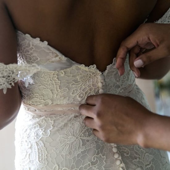 Woman Wears Original Wedding Dress For 50th Anniversary