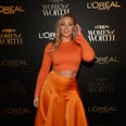 Iskra Lawrence's Latest Red Carpet Look Is Every Bit Cozy and Chic