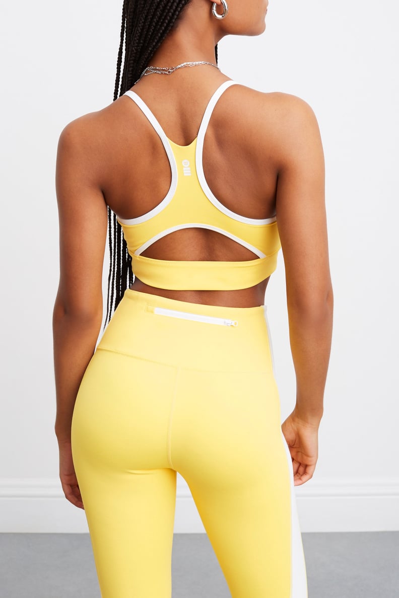 Bandier x Solid & Striped Soleil Zip Front Legging and Trek High Neck Bra, Bandier's New Collection With Solid & Striped Will Have You Dreaming of  Summer