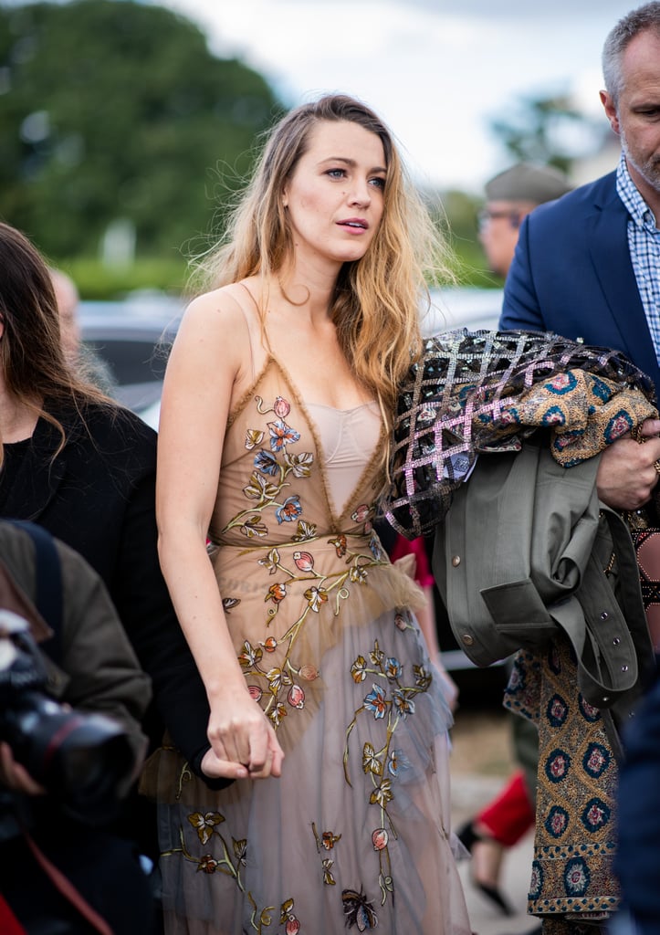Blake Lively's Dior Dress at Paris Fashion Week 2018