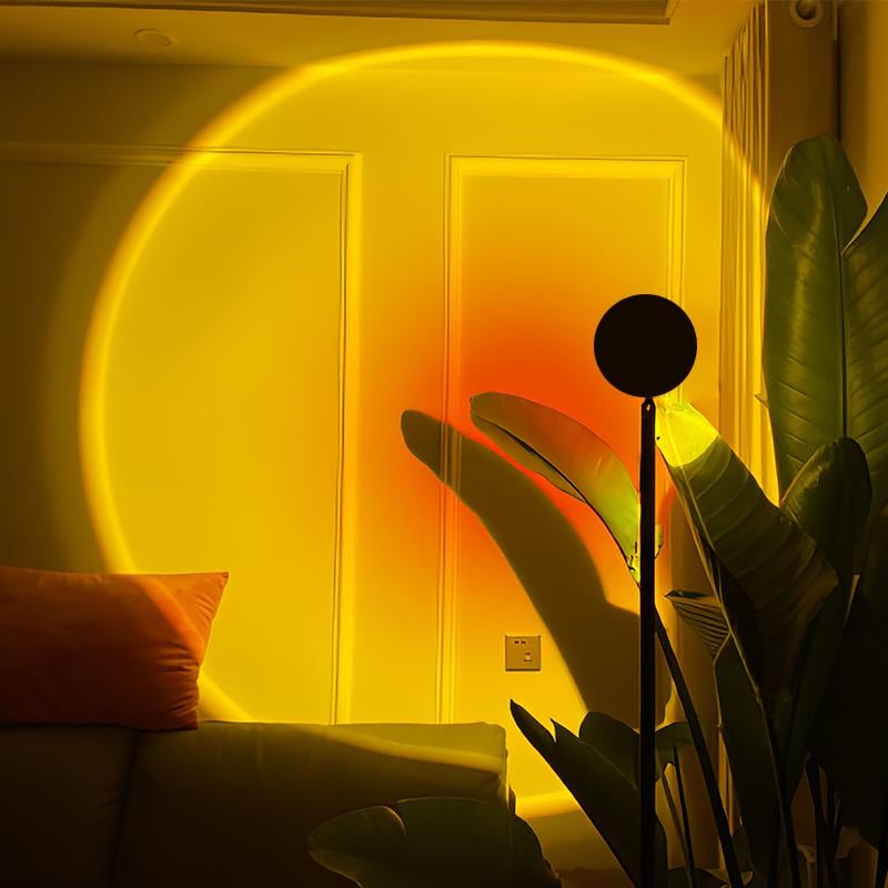 Turn Your Home Into A Piece of Art With This Sunset Floor Lamp