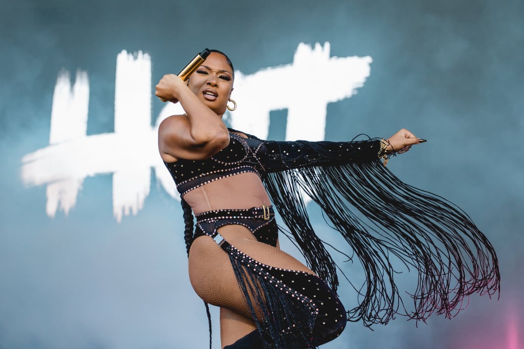 Megan Thee Stallion's Cowgirl Chic Rhinestone Bodysuit