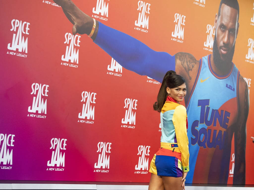 See Zendaya's Moschino Outfit at the Space Jam 2 Premiere | POPSUGAR