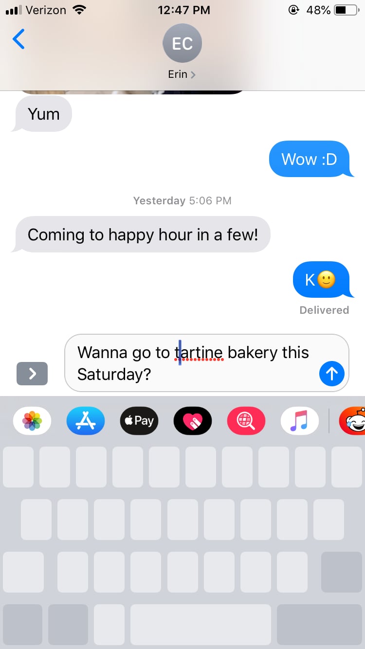 How Do I Easily Move the Cursor in a Text Message?