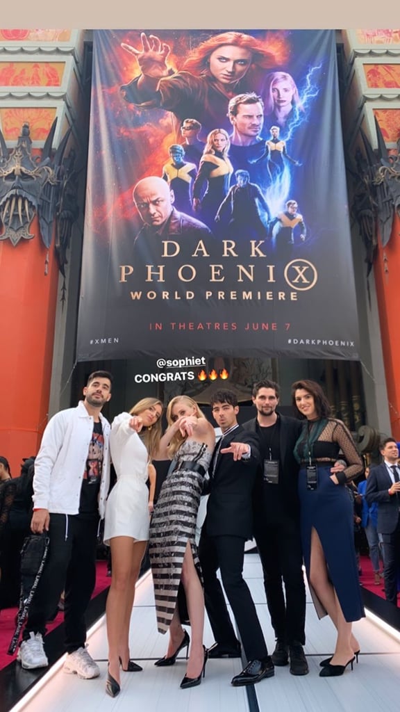 Sophie Turner and Joe Jonas at Dark Phoenix Premiere