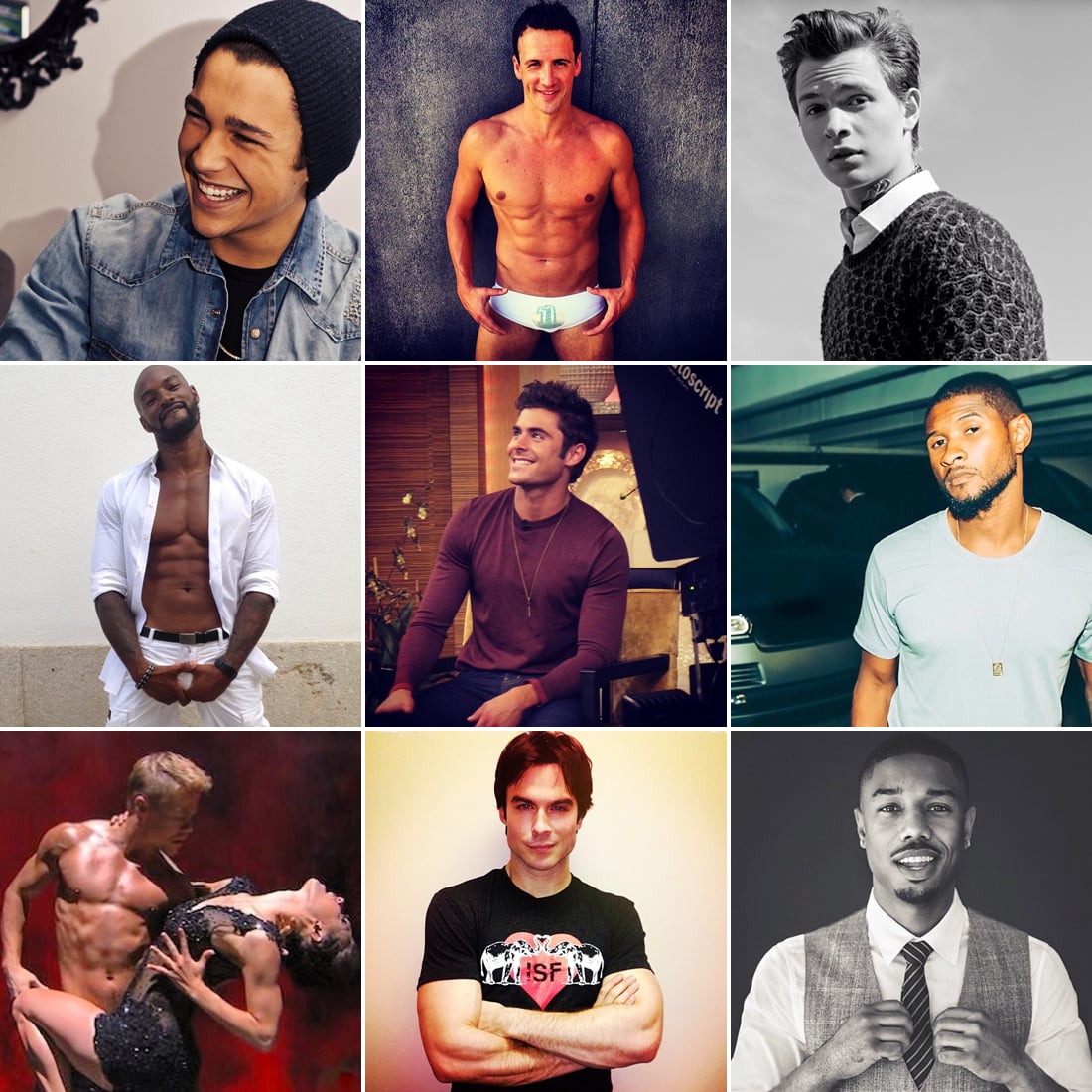 Hot male celebs to follow on instagram