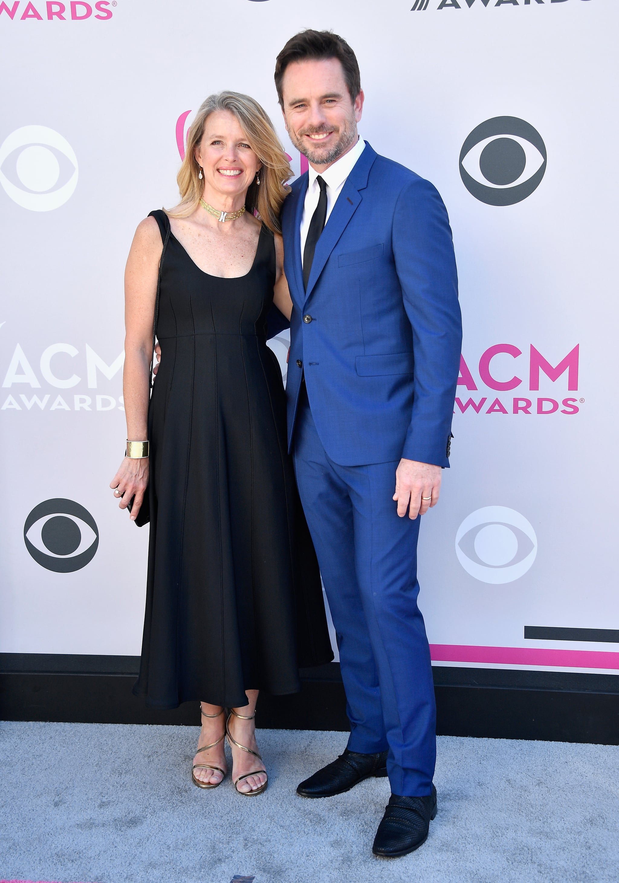 Patty Hanson And Charles Esten Country Music S Hottest Couples Arrive In Style For The Acm Awards Popsugar Celebrity Photo 9